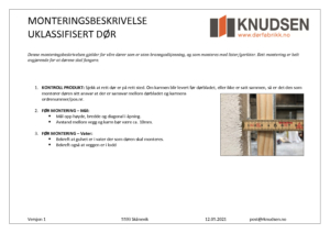 Monteringsbeskrivelse uklassa dor 5023 pdf 300x212 - Monteringsbeskrivelse - uklassa dør (5023)